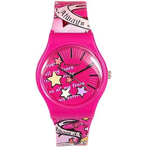 Pink Cookie rosa Freunde Armbanduhr PCL 0019