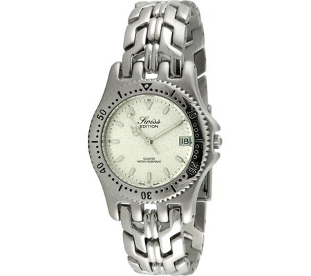 Swiss Edition se3601 l Damen Silber Sport Luenette Uhr