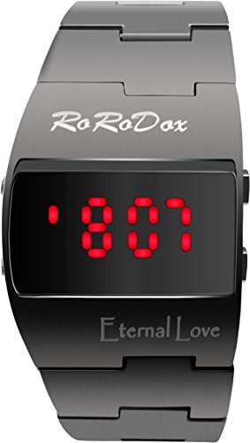 rorodox rot LED Display Luxus Army Military Handgelenk Uhren schwarz rx166br