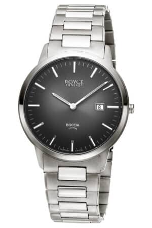 Boccia 3658-04 Herrenuhr Royce Titan mit Saphirglas