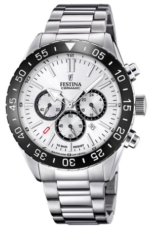 Festina F20575/1 Herrenuhr Chronograph mit Saphirglas