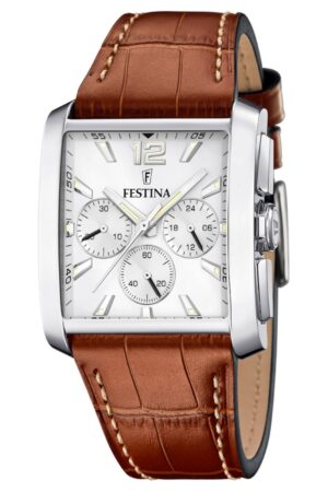 Festina F20636/1 Chronograph für Herren Rechteckig mit Lederband