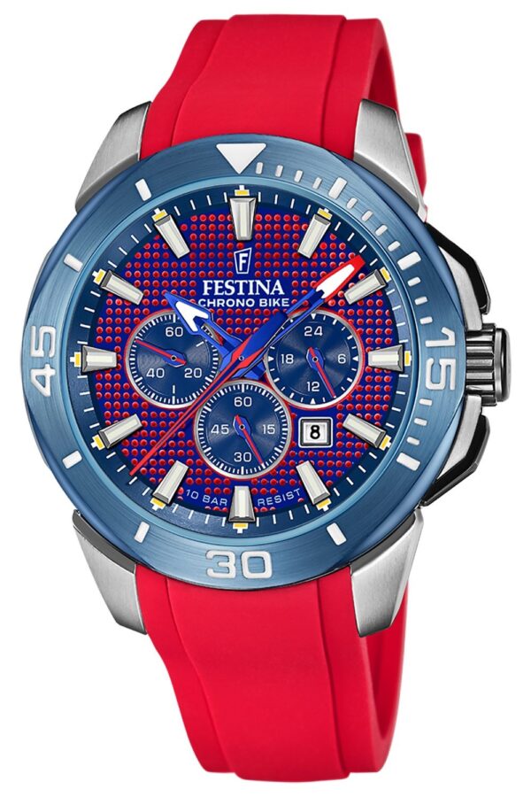 Festina F20642/2 Herrenuhr Chronograph Rot