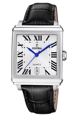 Festina F20681/1 Herren-Armbanduhr Rechteckig mit Lederband