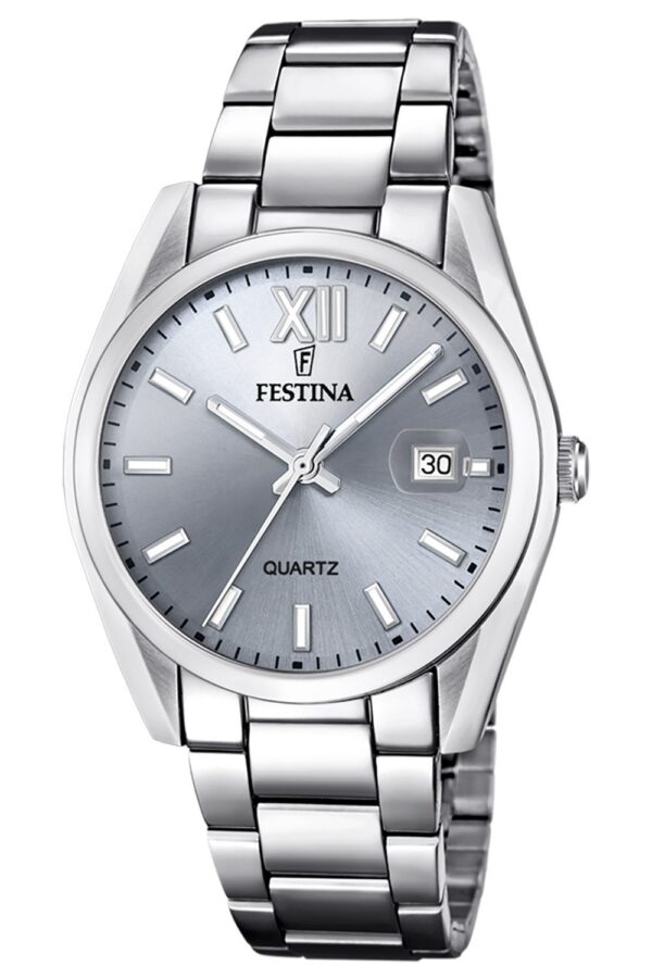 Festina F20683/1 Herrenuhr Quarz Stahl/Grau