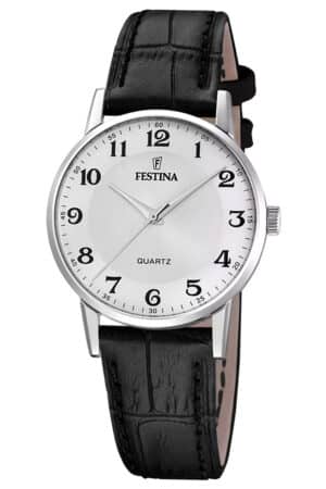 Festina F20691/1 Damen-Armbanduhr Quarz mit Lederband