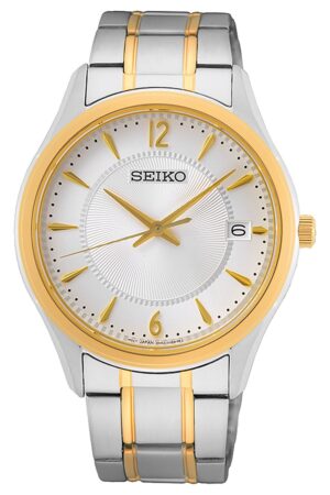 Seiko SUR468P1 Herren Quarzuhr mit Saphirglas Bicolor