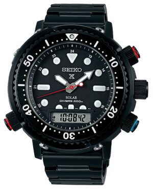 Seiko SNJ037P1 Prospex Sea Taucheruhr Solar Schwarz Limited Edition