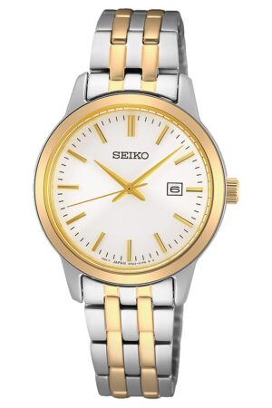 Seiko SUR410P1 Damen-Armbanduhr zweifarbig