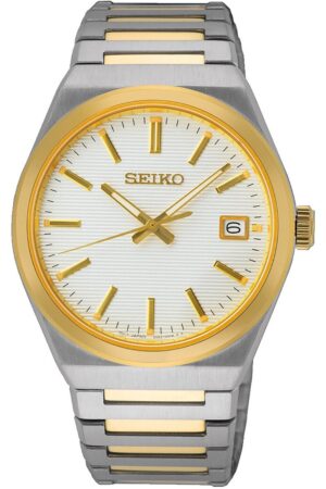 Seiko SUR558P1 Herren-Quarzuhr Bicolor