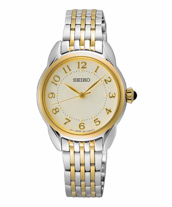 Seiko SUR562P1 Damen-Armbanduhr Quarz Zweifarbig