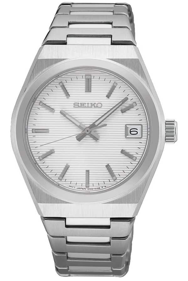 Seiko SUR573P1 Damenuhr mit Saphirglas Stahl/Silberfarben