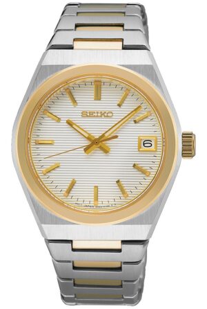 Seiko SUR578P1 Damen-Armbanduhr mit Saphirglas Zweifarbig