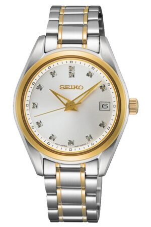 Seiko SUR582P1 Damenuhr mit Saphirglas Bicolor