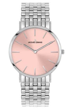 Jacques Lemans 1-2172K Damen-Armbanduhr Nizza Rosa