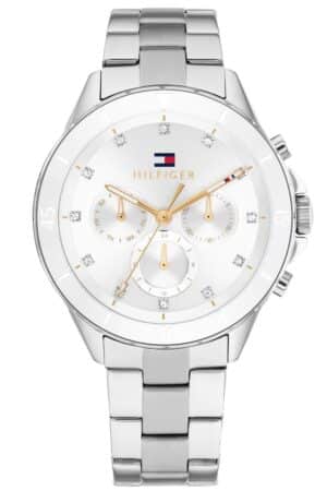 Tommy Hilfiger 1782707 Damenuhr Mellie Multifunktion Stahl/Weiß