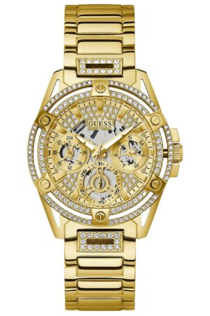 Guess GW0464L2 Damenuhr Queen Multifunktion Goldfarben