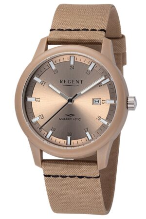 Regent BA-732 Armbanduhr Ocean Plastic Taupe