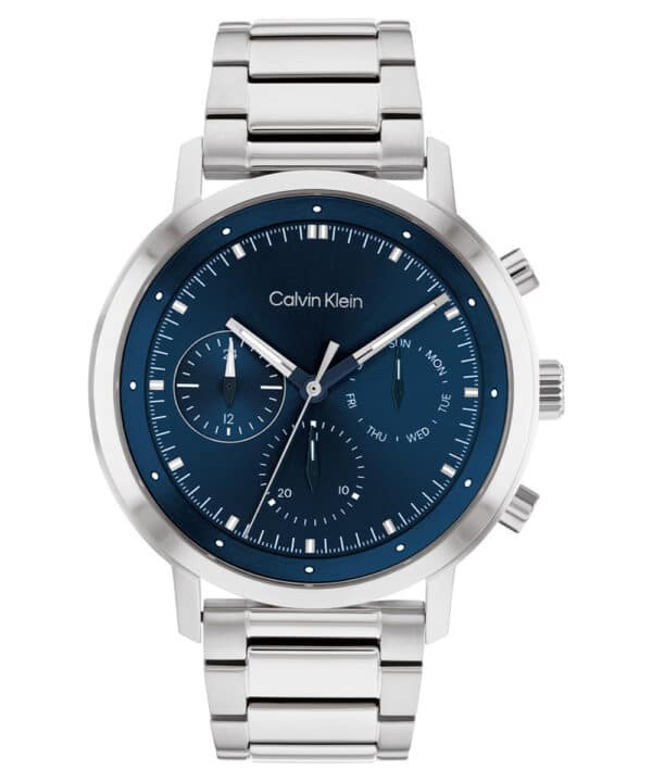 Calvin Klein 25200063 Herrenuhr Gauge Multifunktion Stahl/Blau