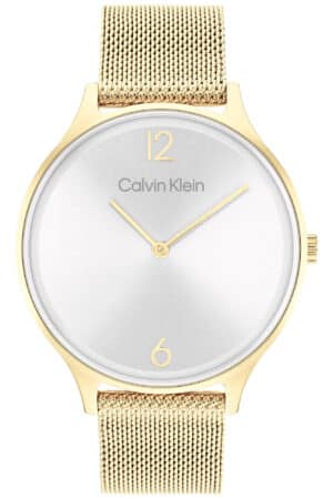 Calvin Klein 25200003 Damenuhr Timeless Mesh Goldfarben