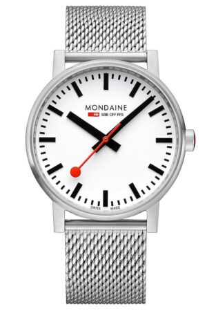 Mondaine MSE.43110.SJ Herren-Armbanduhr evo2 Meshband 43 mm