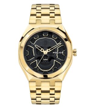 Police PEWJG2110703 Herrenuhr Kediri Goldfarben