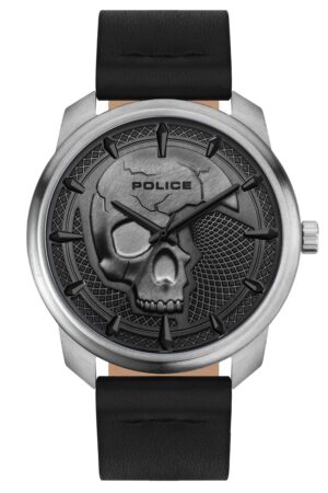 Police PL15714JS.61 Herren-Armbanduhr Bleder Schwarz