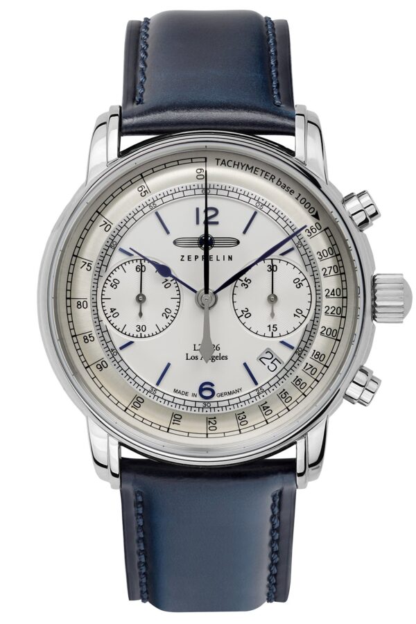 Zeppelin 8614-1 Herren-Chronograph Automatik LZ126 Los Angeles Blau