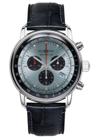 Zeppelin 8886-2 Herrenuhr LZ 14 Marine Chronograph Bleu