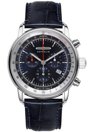 Zeppelin 8888-3 Herrenuhr LZ 14 Marine Chronograph Blau