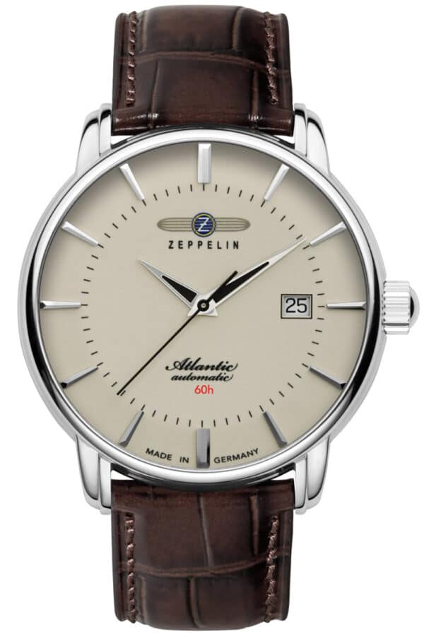 Zeppelin 8460-5 Herrenuhr Automatik Atlantic Braun/Beige