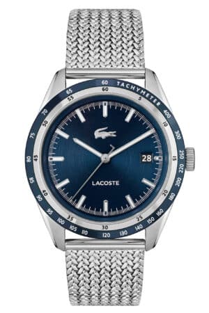 Lacoste 2011294 Herren-Armbanduhr Everett Stahl/Blau