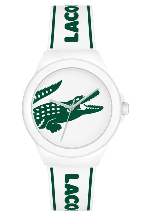 Lacoste 2001347 Damen-Armbanduhr Neocroc Weiß/Grün