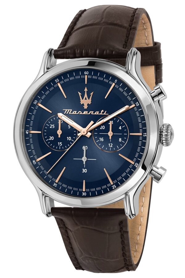 Maserati R8871618014 Herrenuhr Chronograph Epoca Braun/Blau