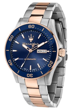 Maserati R8823100001 Herrenuhr Automatik Competizione Bicolor/Blau