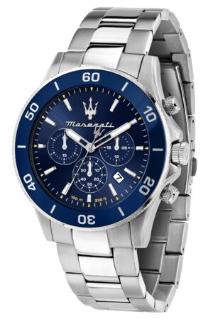 Maserati R8873600002 Herren-Armbanduhr Chronograph Competizione Blau