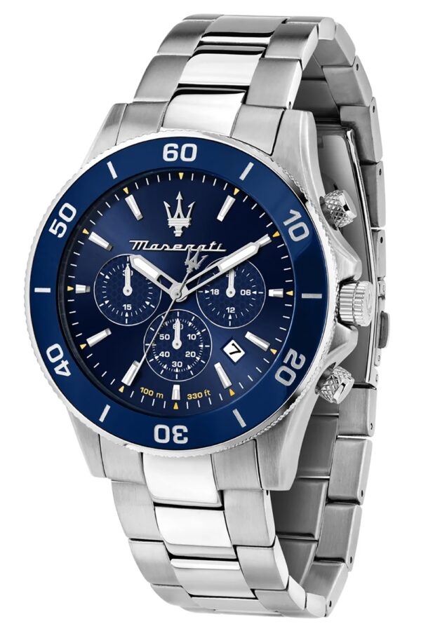 Maserati R8873600002 Herren-Armbanduhr Chronograph Competizione Blau