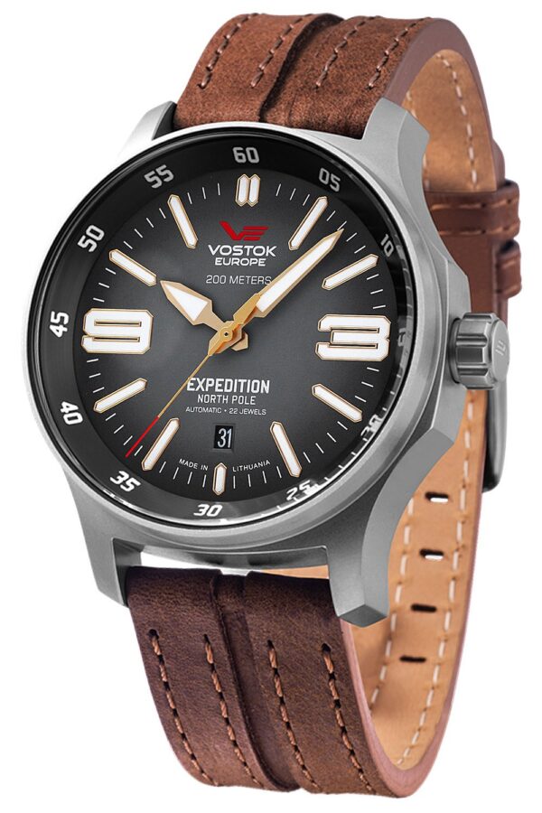 Vostok Europe YN55-592A555 Automatik-Herrenuhr Expedition Nordpol 1