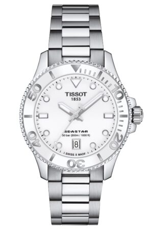 Tissot T120.210.11.011.00 Unisex-Uhr Seastar 1000 Weiß