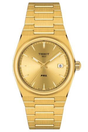 Tissot T137.210.33.021.00 Damenuhr PRX 35 mm Goldfarben