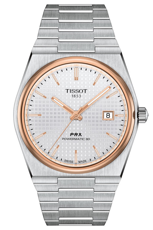 Tissot T137.407.21.031.00 Herrenuhr Automatik PRX Powermatic 80 Bicolor