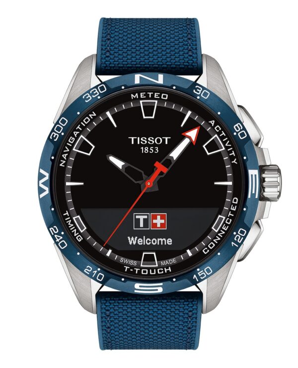 Tissot T121.420.47.051.06 Herrenuhr T-Touch Connect Solar Blau