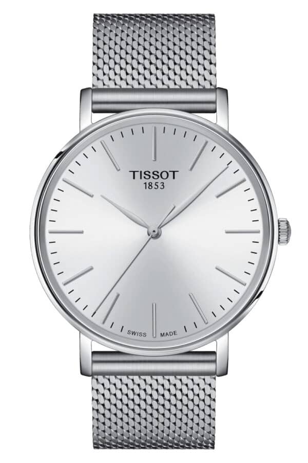 Tissot T143.410.11.011.00 Herren-Armbanduhr Everytime Stahl/Silberfarben