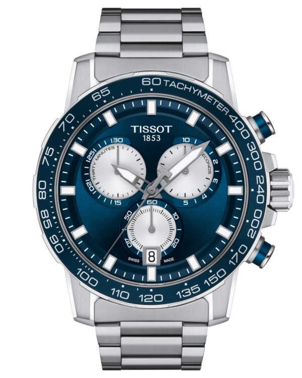 Tissot T125.617.11.041.00 Herrenuhr Supersport Chronograph Stahl/Blau