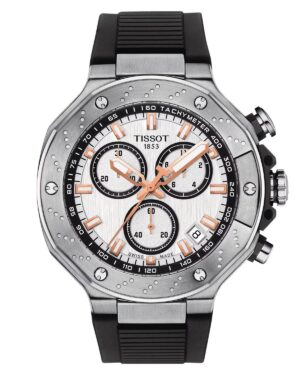 Tissot T141.417.17.011.00 Herrenuhr T-Race Chronograph Zweifarbig