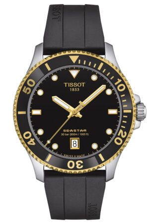 Tissot T120.410.27.051.00 Taucheruhr Seastar 1000 40 mm Schwarz/Bicolor