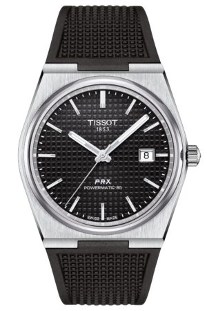 Tissot T137.407.17.051.00 Herrenuhr Automatik PRX Powermatic 80 Schwarz