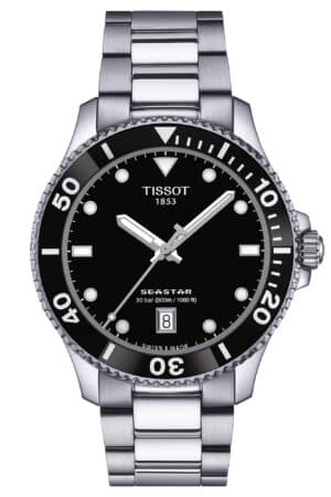 Tissot T120.410.11.051.00 Unisex Taucheruhr Seastar 1000 Stahl/Schwarz