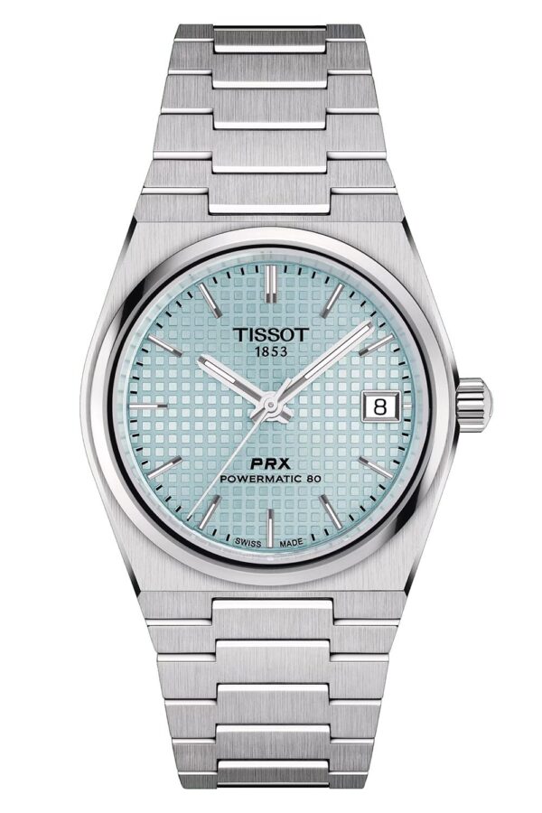 Tissot T137.207.11.351.00 Damenuhr Automatik PRX 35 mm Hellblau