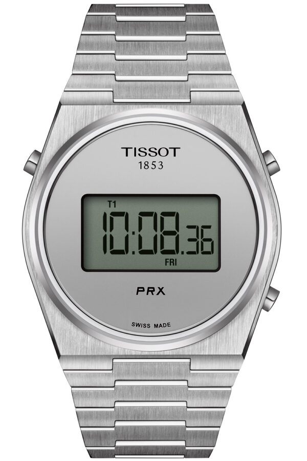 Tissot T137.463.11.030.00 Herrenuhr PRX Digital 40 Stahl/Silberfarben